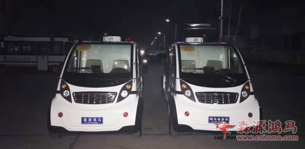 广西桂林双头电动送餐车发车    填补行业空白(图3)