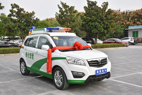 郑州管城区绿化管理所电动巡逻车发车(图2)