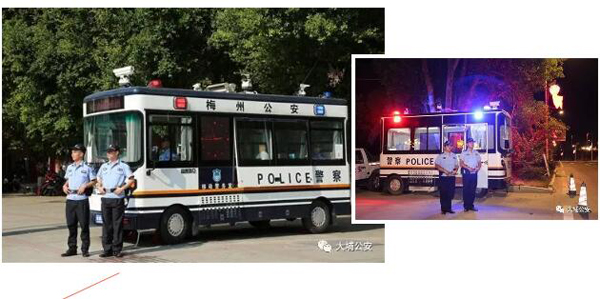 便利群众保平安   梅州大埔移动警务车街头服务市民(图1)