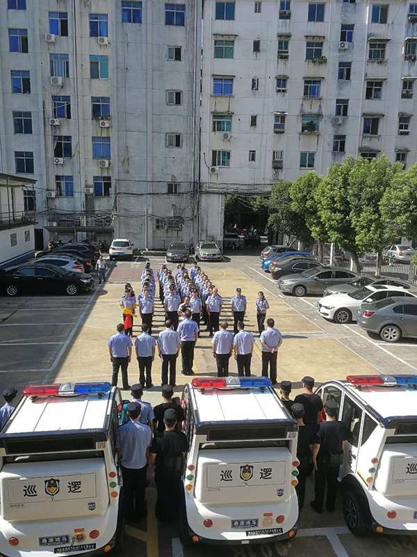 江西安义县公安局举行电动巡逻车发放仪式(图5)