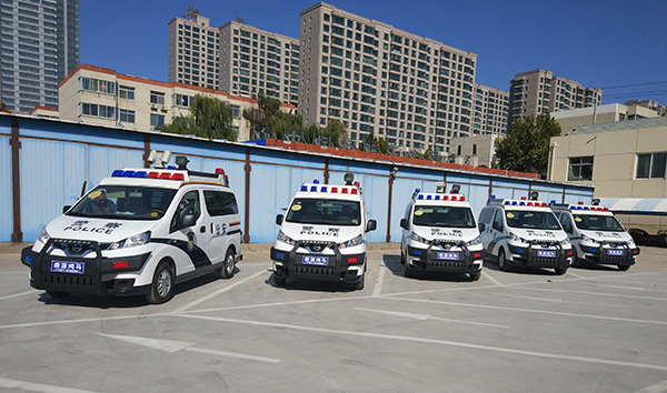 山东烟台采购的警用多功能巡逻车列装上岗(图1)