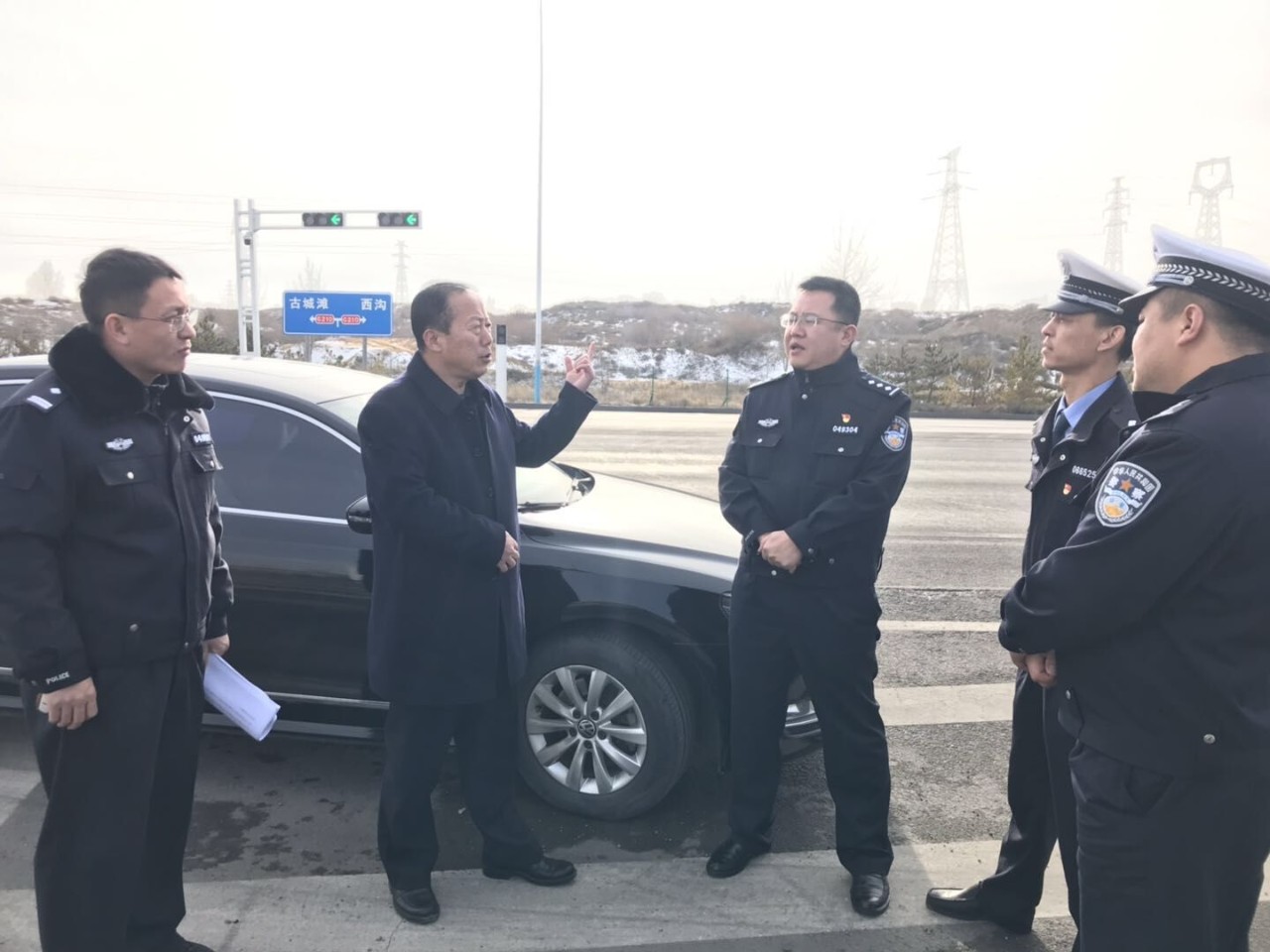 【榆林】李荣副支队长到绕城大队调研指导道路交通事故预防工作(图3)