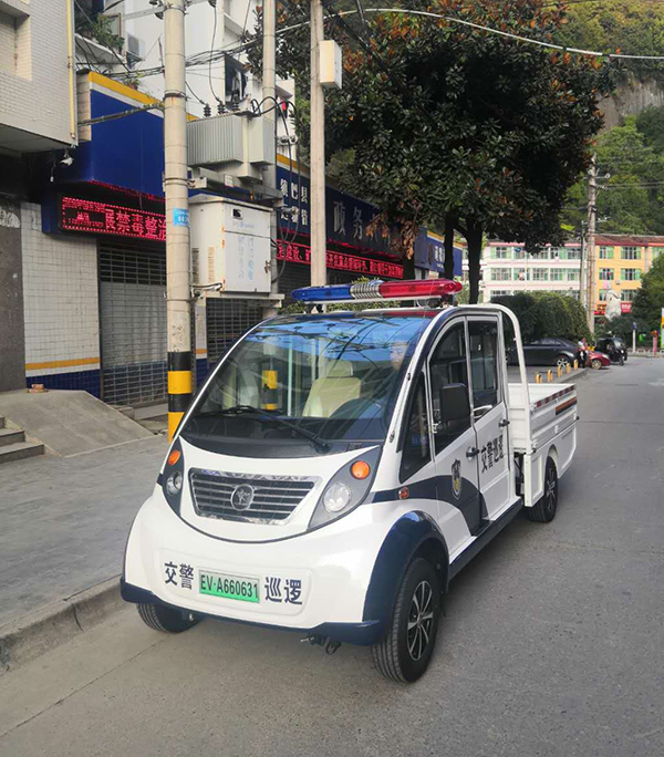 电动巡逻车护航陕西汉中市交通安全(图2)