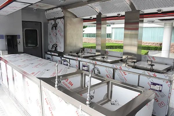 森源鸿马多功能饮食保障车：应急救援中的 “移动厨房”(图3)