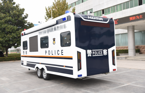 牵引式移动警务室（6m至7m（不含），Ⅲ型） 6米牵引式警务室III型SYH9023TJ型技术方案(图2)