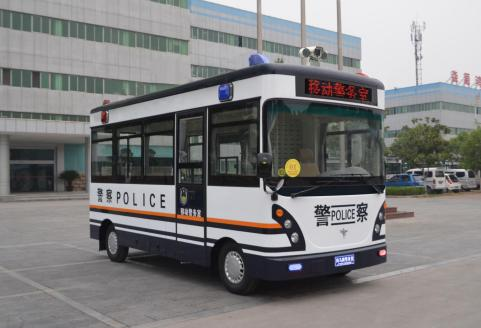 电动式移动警务室（6m以下，Ⅰ型） 5.5米电动警务室I型SYH6552EVJ型技术方案(图1)