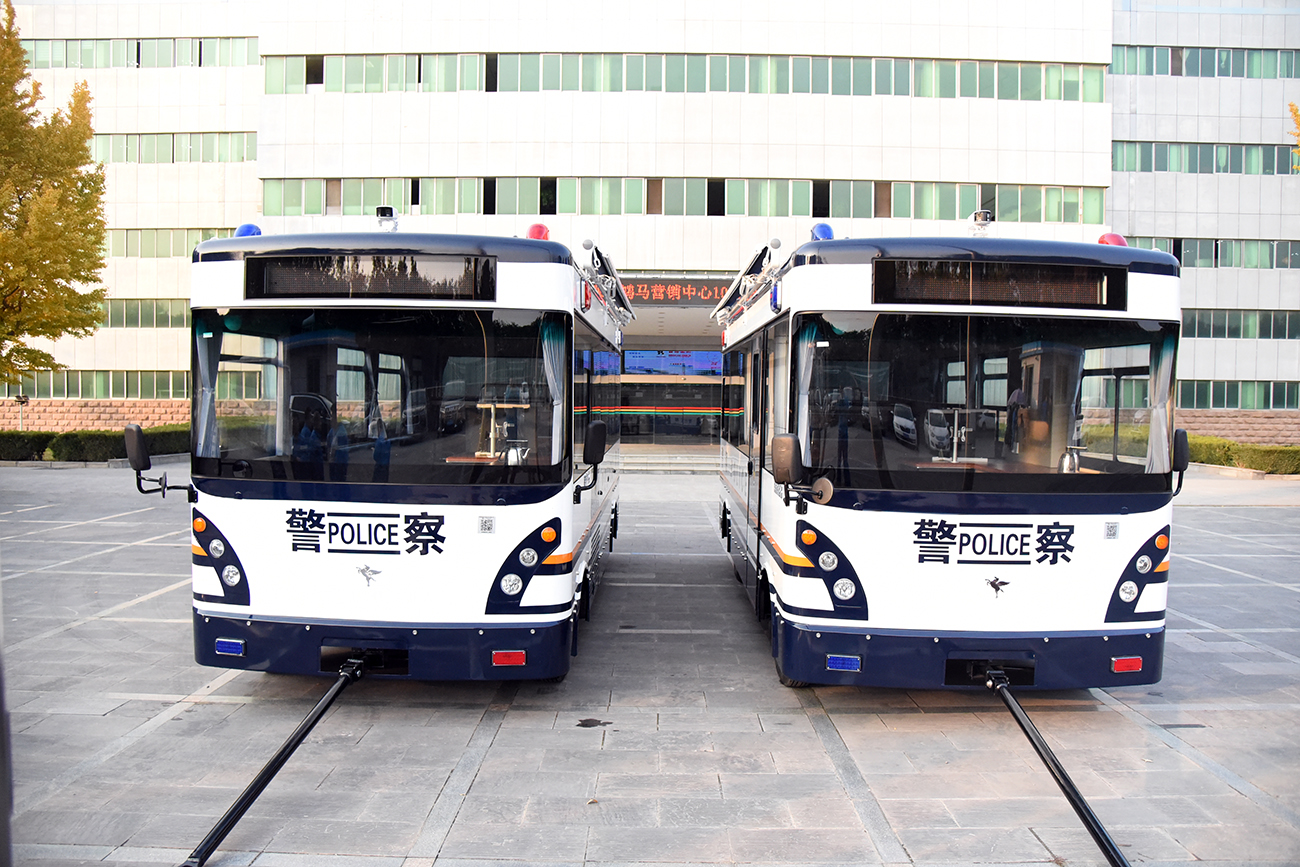 科技赋能寒地警务！森源鸿马移动警务室再发黑龙江，筑牢平安防线(图1)