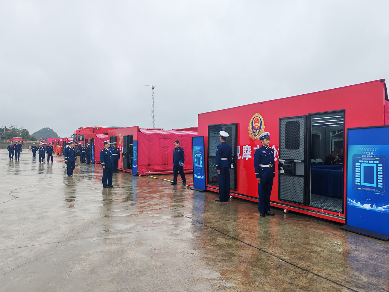 模块化赋能应急救援！森源鸿马方舱亮相贵阳全国特种灾害救援工作会议(图3)