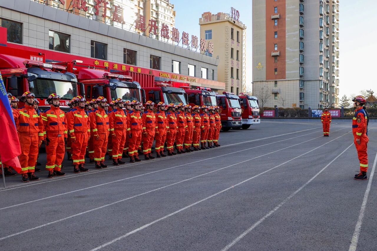 无预案砺兵显真章||森源鸿马模块方舱助力大同消防战勤保障演练(图1)