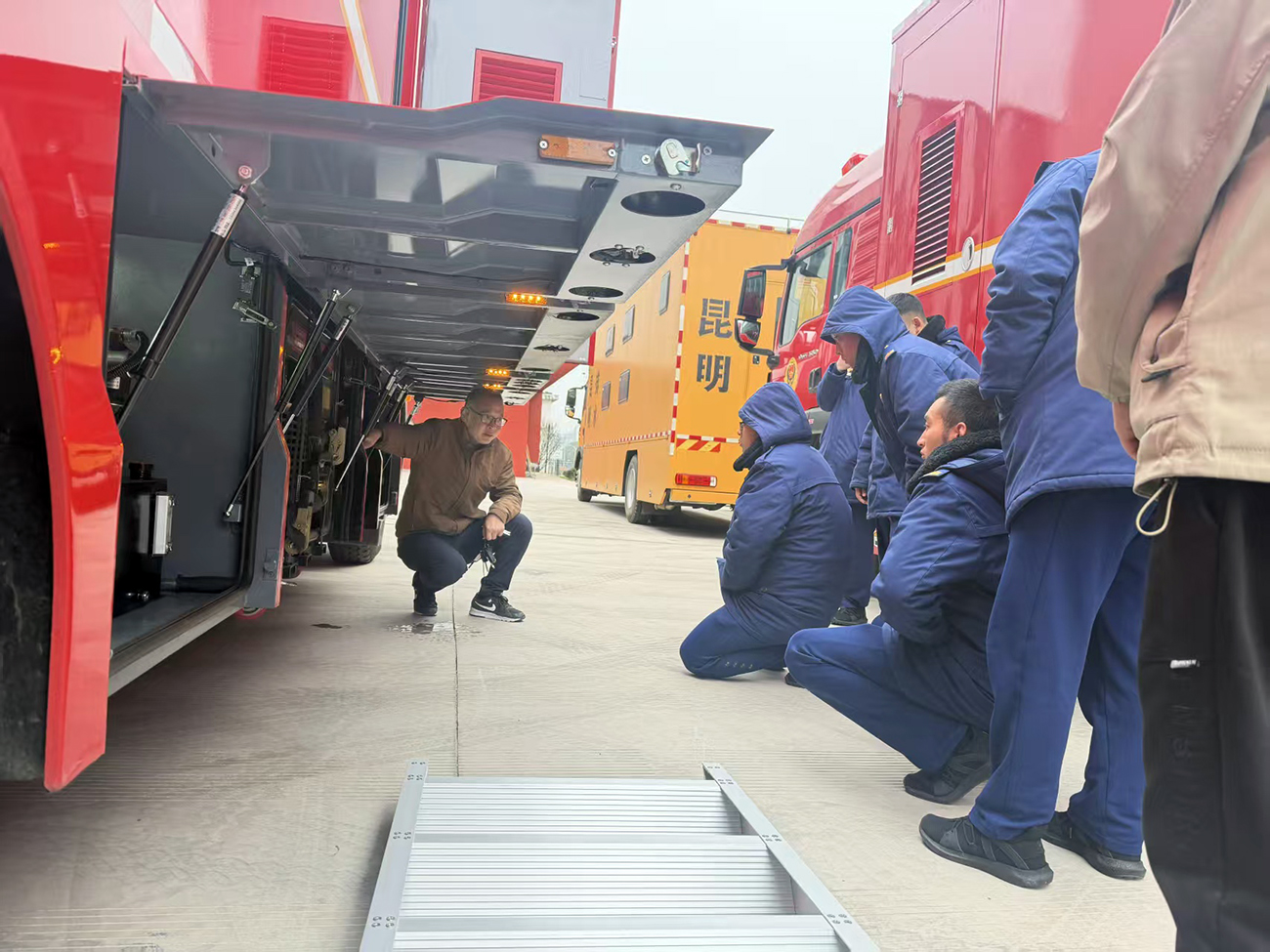 专业护航 精准交付！森源鸿马技术团队圆满完成云南高原保障车辆验收培训工作(图3)