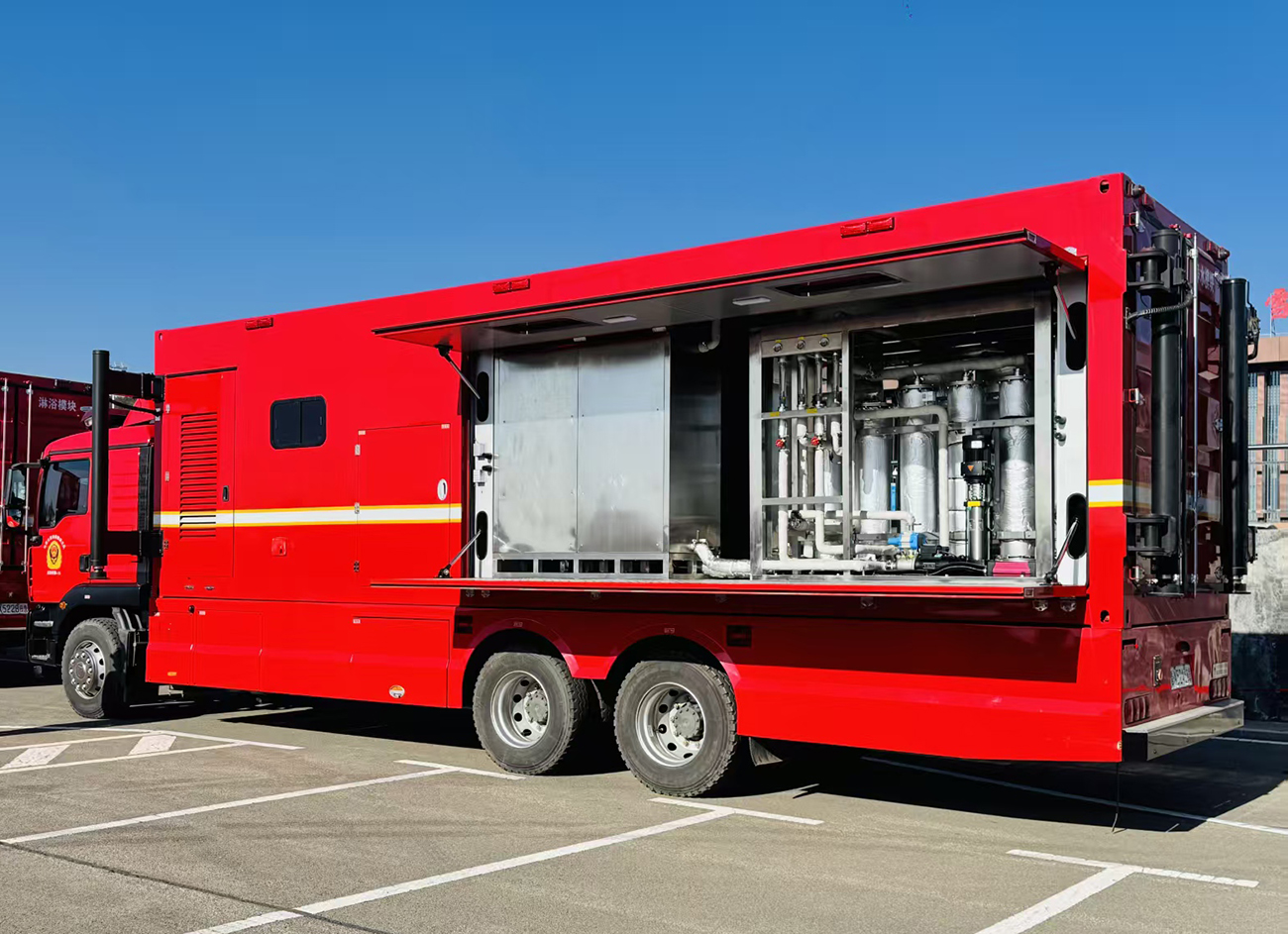 模块化赋能实战！森源鸿马模块方舱助力大同消防战勤保障演练提质增效(图3)
