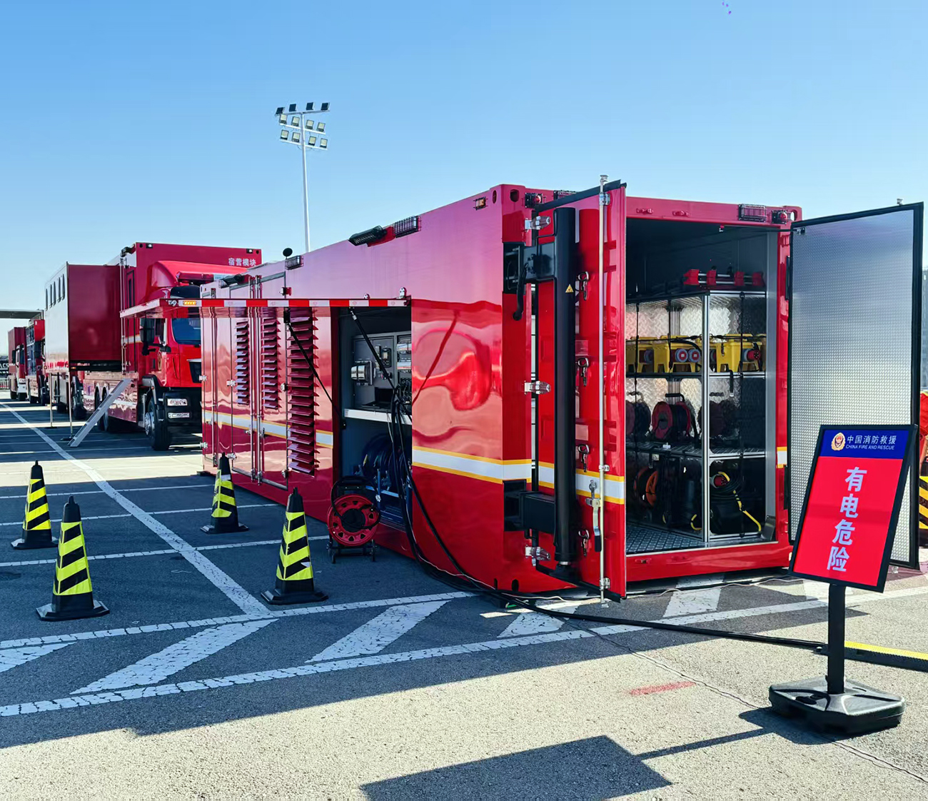 模块化赋能实战！森源鸿马模块方舱助力大同消防战勤保障演练提质增效(图4)