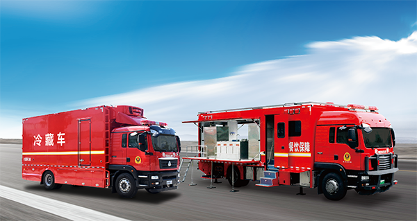双车协同 保障先行！森源鸿马冷藏车+饮食保障车筑牢战勤保障生命线(图1)