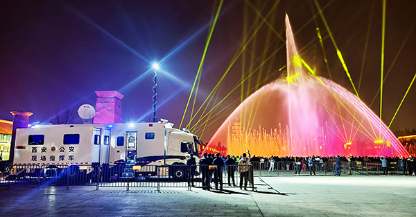执勤一线显担当！森源鸿马移动警务平台全天候守护平安防线(图2)