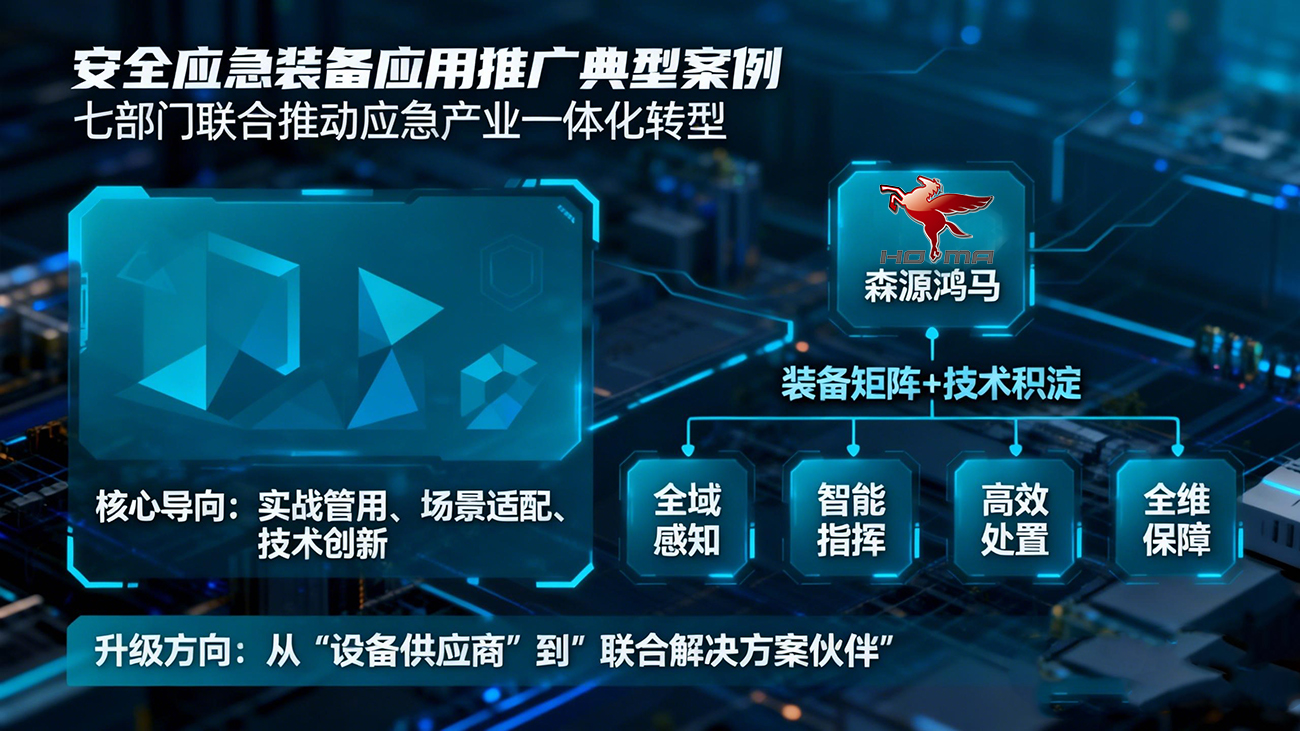 森源鸿马打造一体化全流程应急救援解决方案赋能应急管理现代化(图1)