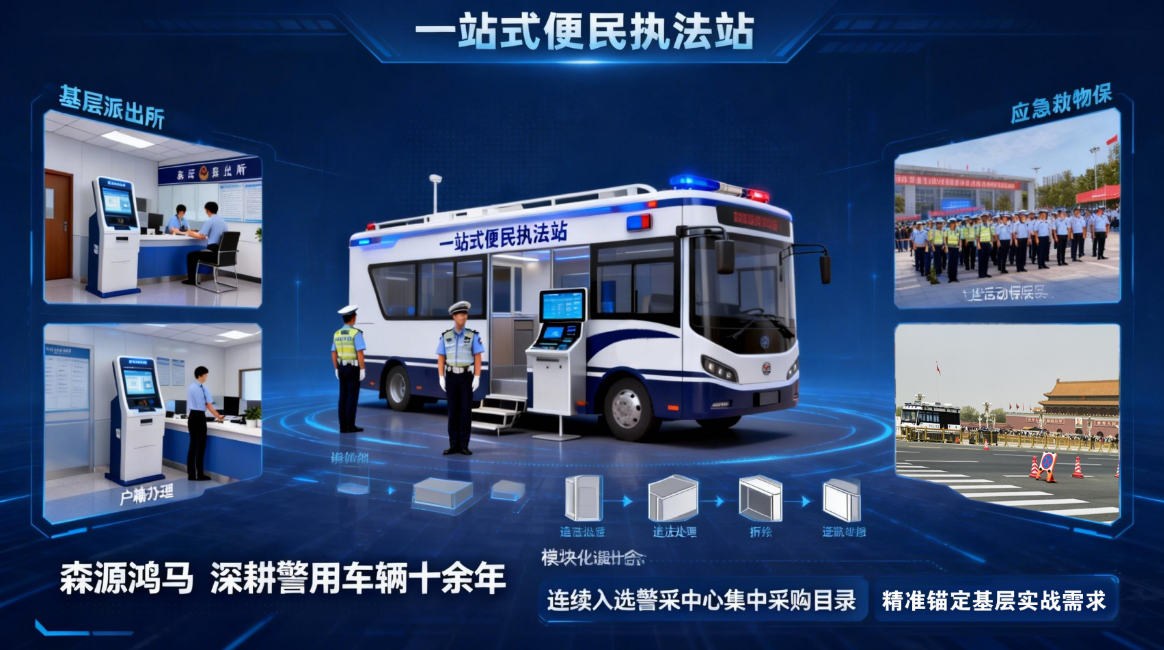 森源鸿马移动警务室迭代升级赋能智慧警务新生态(图2)