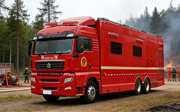 硬核底盘赋能智能指挥—森源鸿马通信指挥车搭载汕德卡C7底盘重磅登场(图8) 硬核底盘赋能智能指挥—森源鸿马通信指挥车搭载汕德卡C7底盘重磅登场(图8)