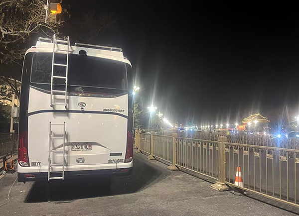 科技护航新春 平安守护家国 —— 森源鸿马通信指挥车值守北京天安门、西安大雁塔(图2)