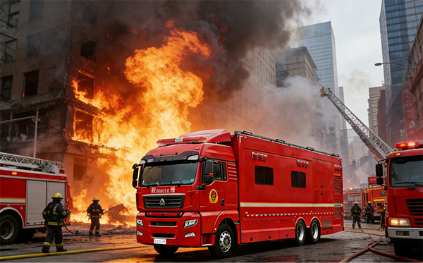 硬核底盘赋能消防实战||森源鸿马汕德卡C7通信指挥车守护生命防线(图3) 硬核底盘赋能消防实战||森源鸿马汕德卡C7通信指挥车守护生命防线(图3)