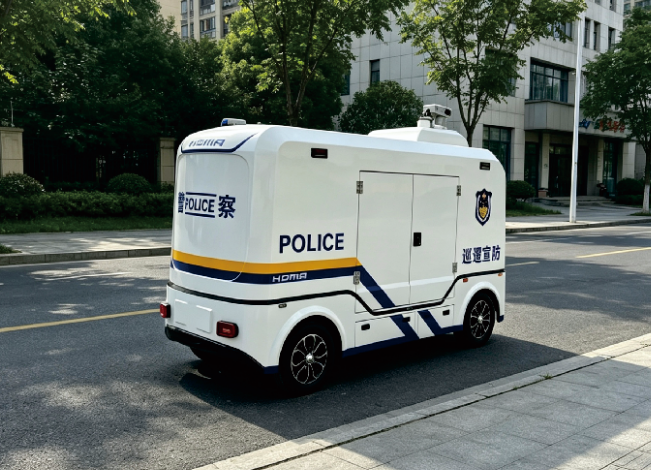 科技赋能，声光驱险！森源鸿马无人巡逻车全新智能警示系统(图11)