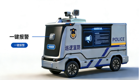 科技赋能基层安防||森源鸿马无人巡逻车解锁便民实战新体验(图5)