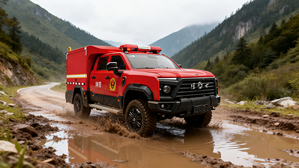 硬核底盘赋能  全域机动救援||森源鸿马器材消防车(图3)