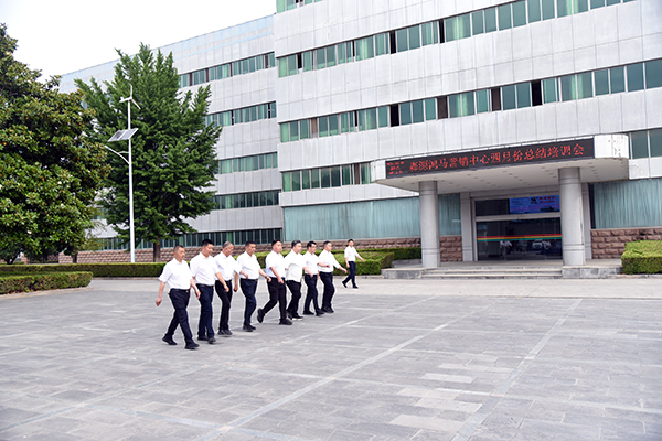凝心聚力谋发展  锚准目标拓市场｜森源鸿马营销中心召开四月份总结培训会(图6)