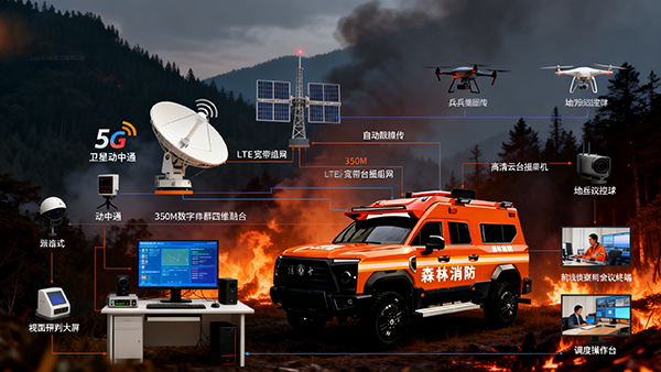 突进深山全域通联！森源鸿马森林消防前突通信车筑牢火场前沿指挥防线(图3)