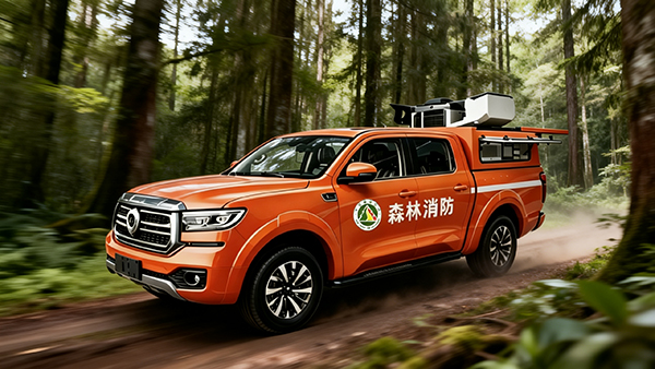 空地一体巡防火情！森源鸿马森林消防无人机火情侦察车筑牢林区防火屏障(图2)