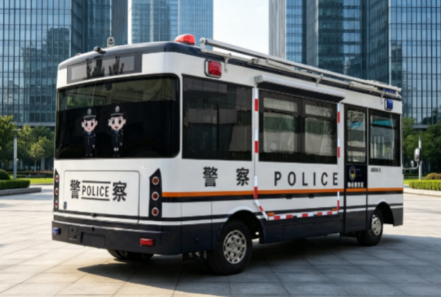 6米电动拓展移动警务室(图2)