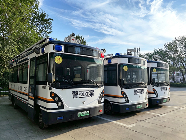 智护戈壁油城 科技赋能平安｜森源鸿马移动警务室在新疆克拉玛依上岗执勤(图9)
