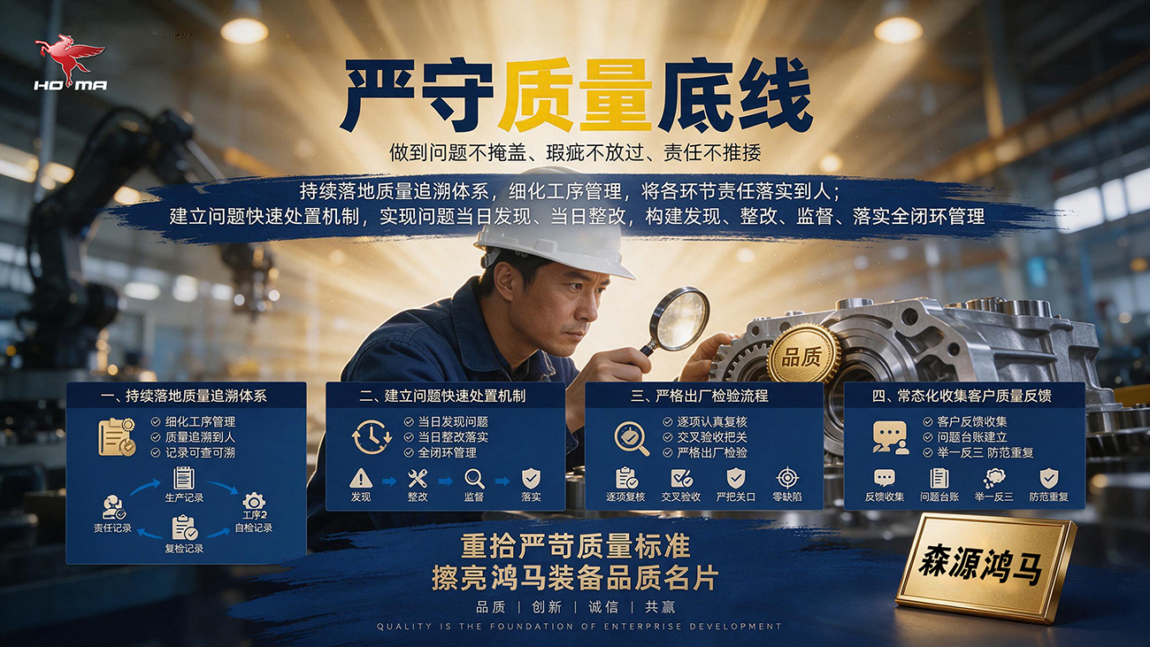 对标精品强质量 守正提质促发展|森源鸿马抓实质量管理筑牢产品品质防线(图1) 对标精品强质量 守正提质促发展|森源鸿马抓实质量管理筑牢产品品质防线(图1)