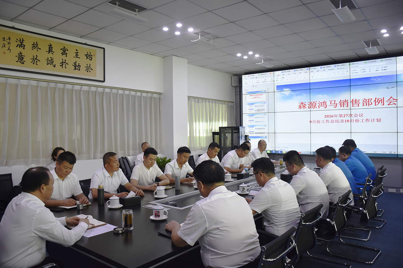 凝心聚力破困局 笃行实干启新程｜森源鸿马销售部完成9月总结培训会(图2)